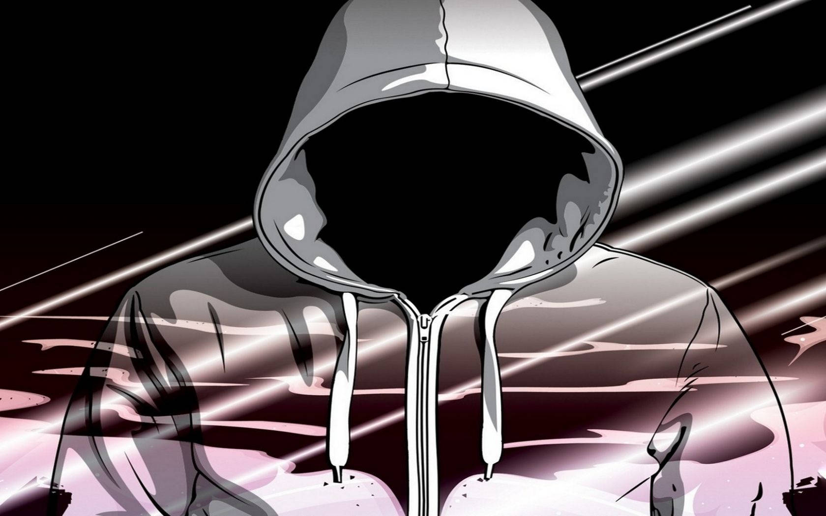 Faceless Hooded Cool Guy Profile Wallpaper