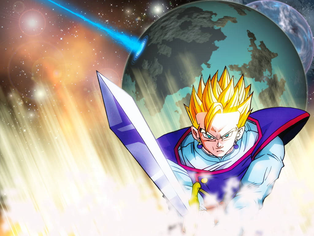 Fanart Of Gohan Super Saiyan 2 Wallpaper