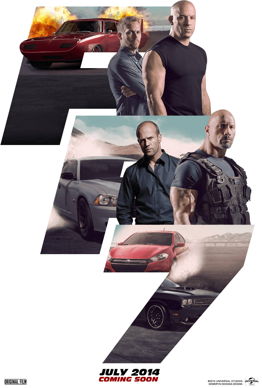 Fast And Furious Iphone 7 Cast In Text Wallpaper