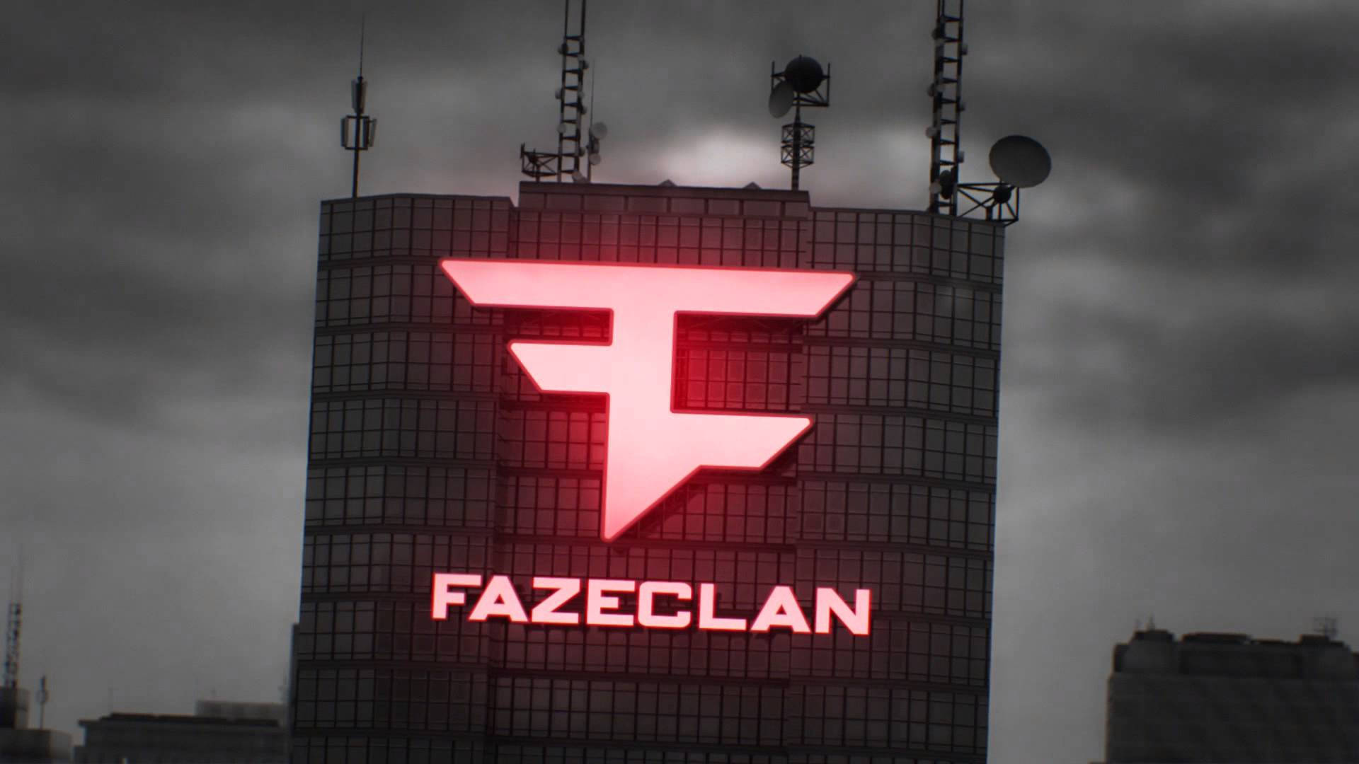 Faze Clan Red Signage Wallpaper