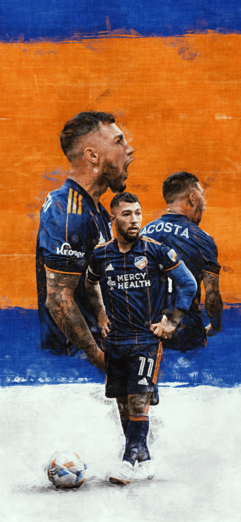 Fc Cincinnati Midfielder Luciano Acosta Wallpaper