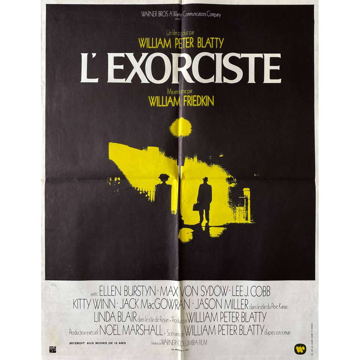 Fear-inducing Image From The Exorcist French Version Wallpaper