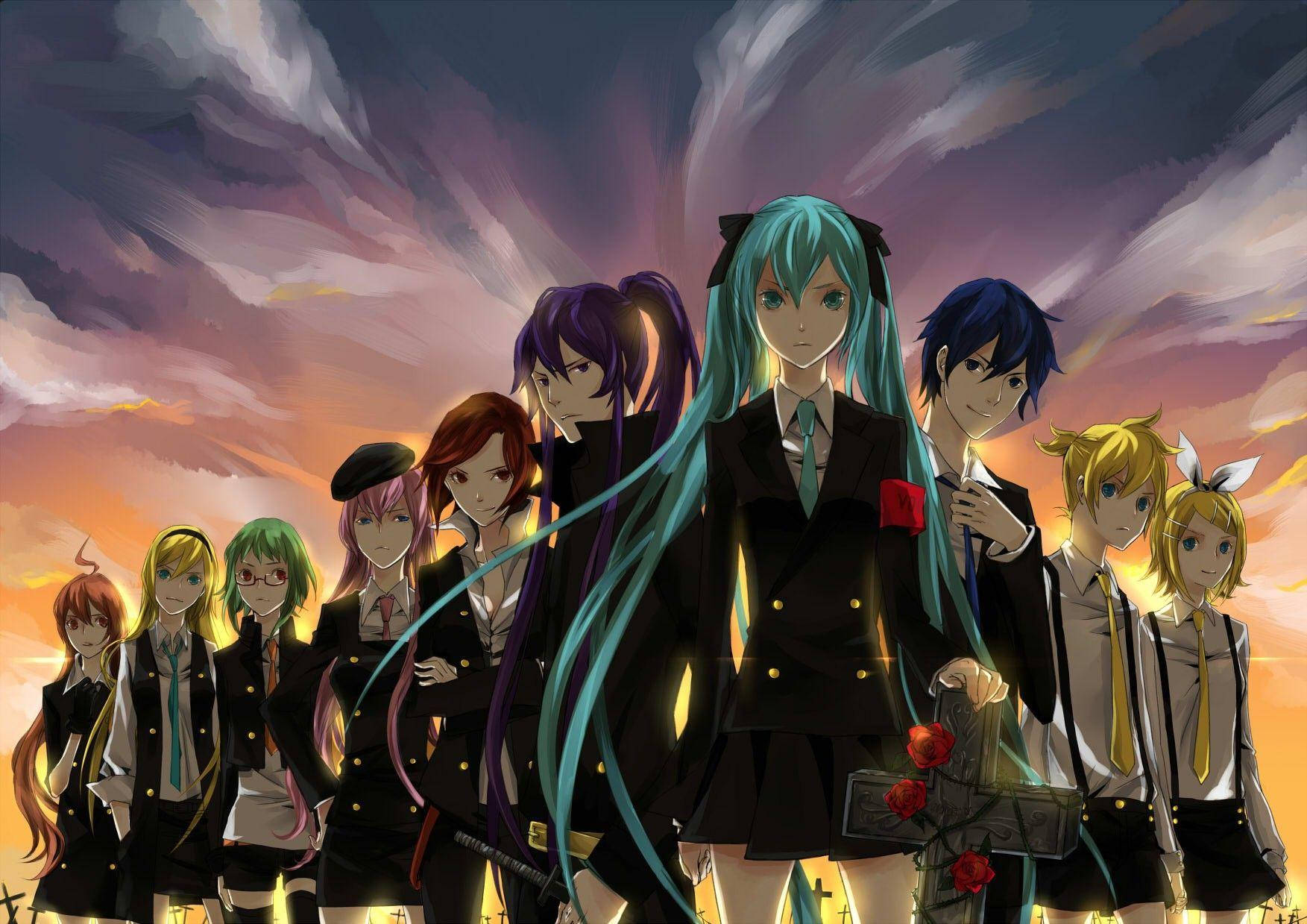 Feel The Music With Vocaloid Wallpaper