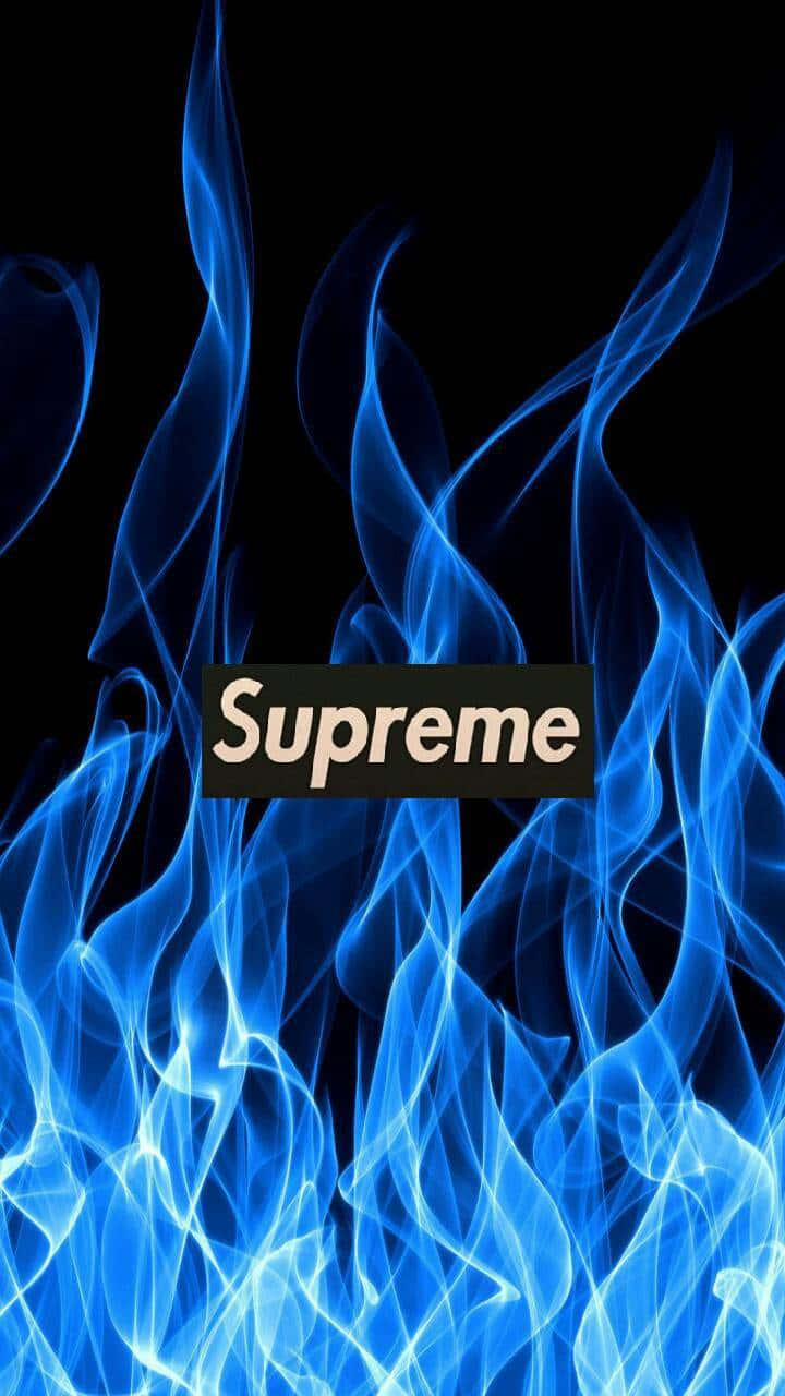 Feel The Power Of Blue Supreme Wallpaper