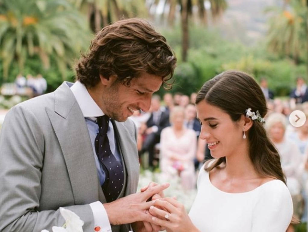 Feliciano Lopez With Wife Sandra Gago Wallpaper