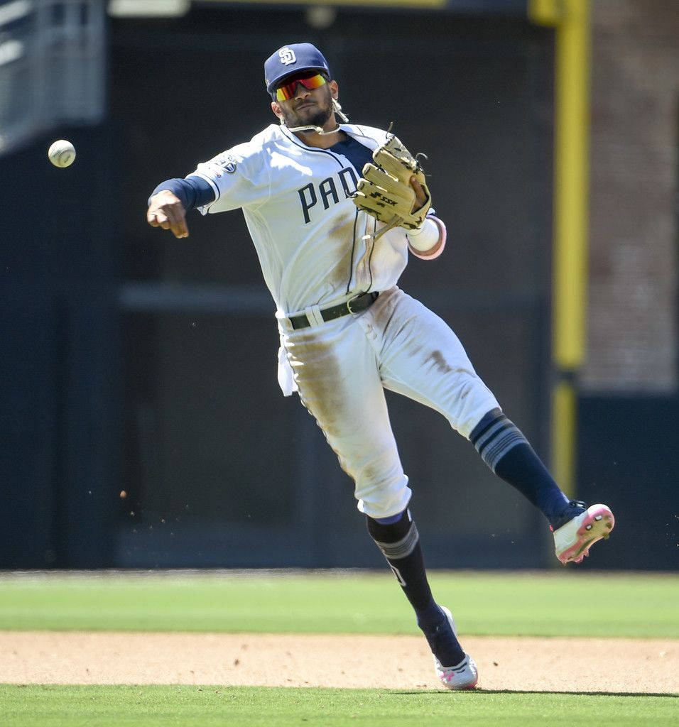 Fernando Tatis Jr Dominates The Mound Wallpaper