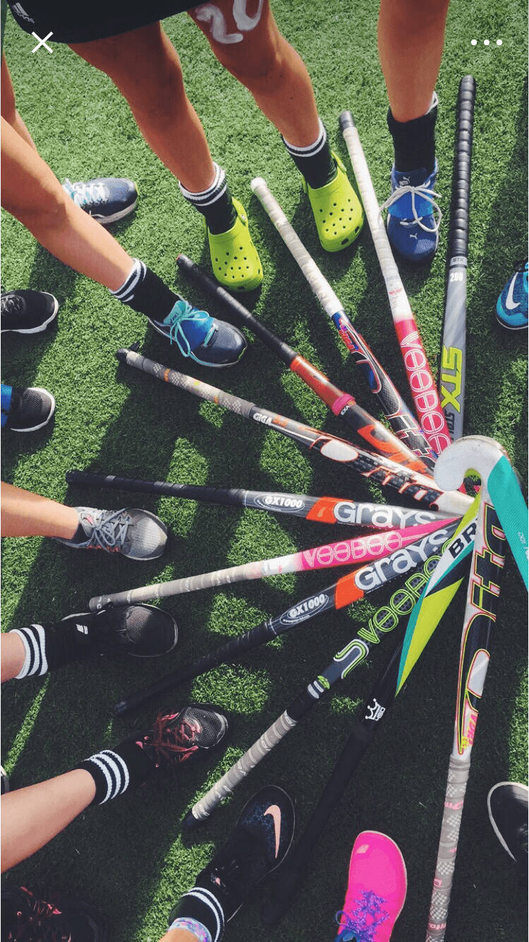 Field Hockey Girls Photography Wallpaper