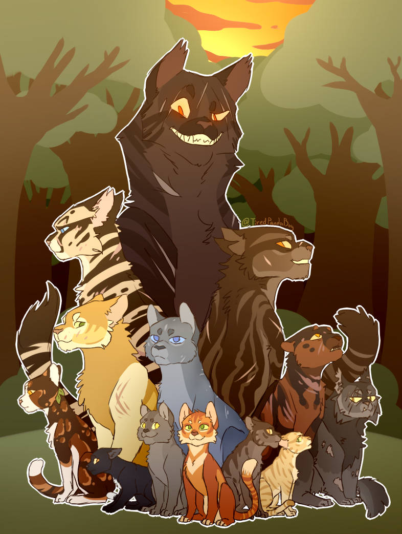 Fierce And Noble Felines - An Ensemble Of Warrior Cats Wallpaper