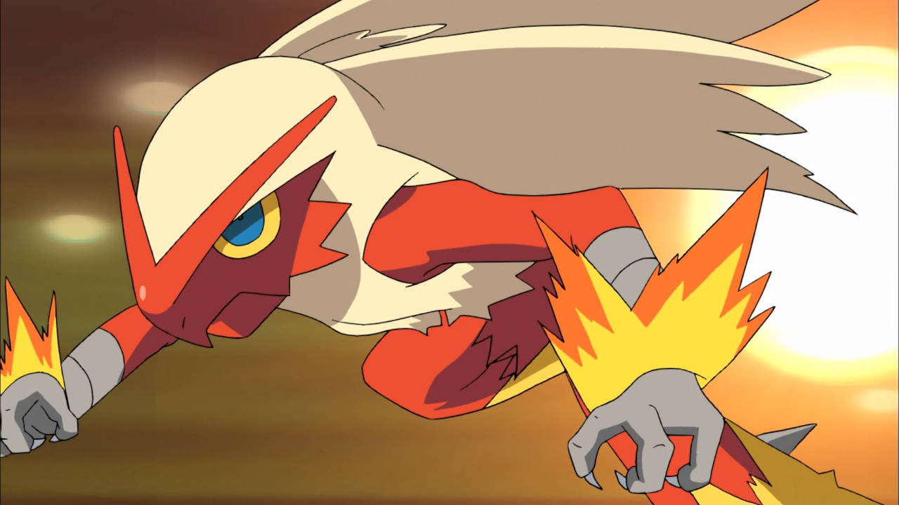 Fierce Fire Pokemon Blaziken Wallpaper