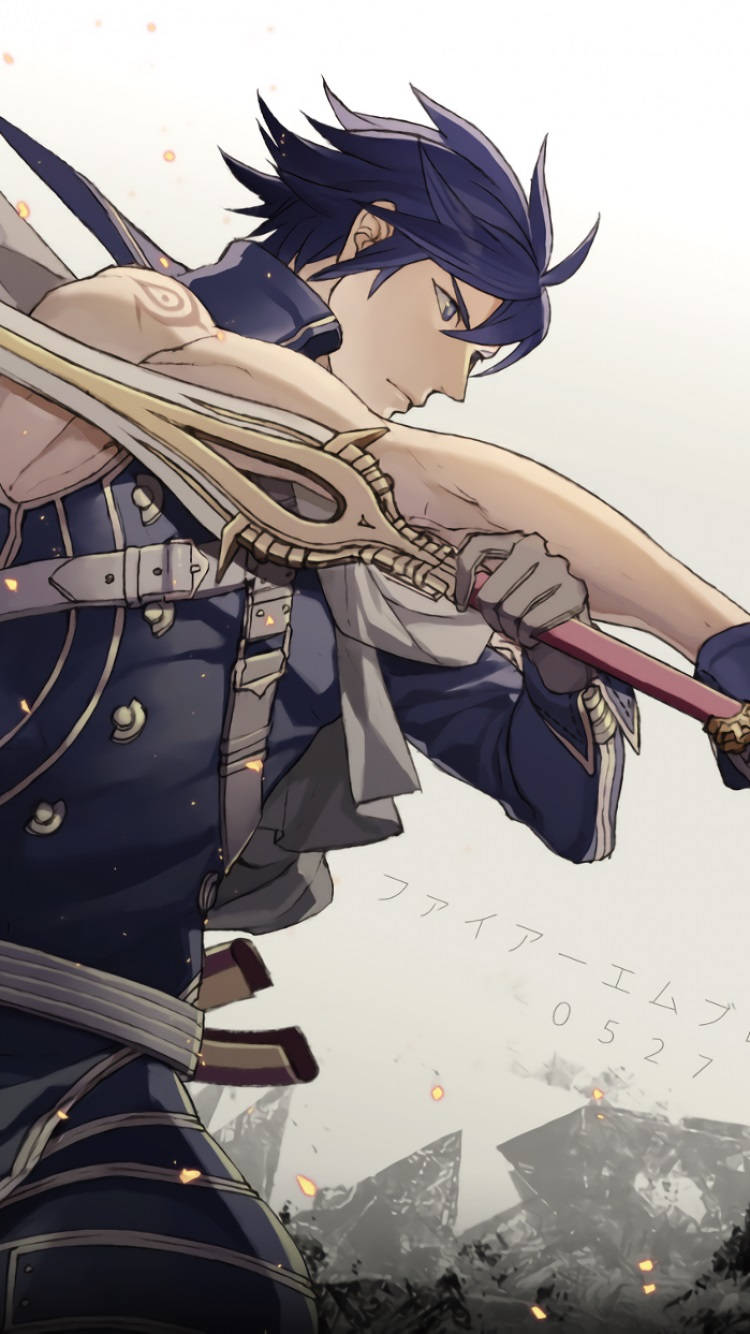 Fire Emblem Warriors Chrom Holding Sword Wallpaper