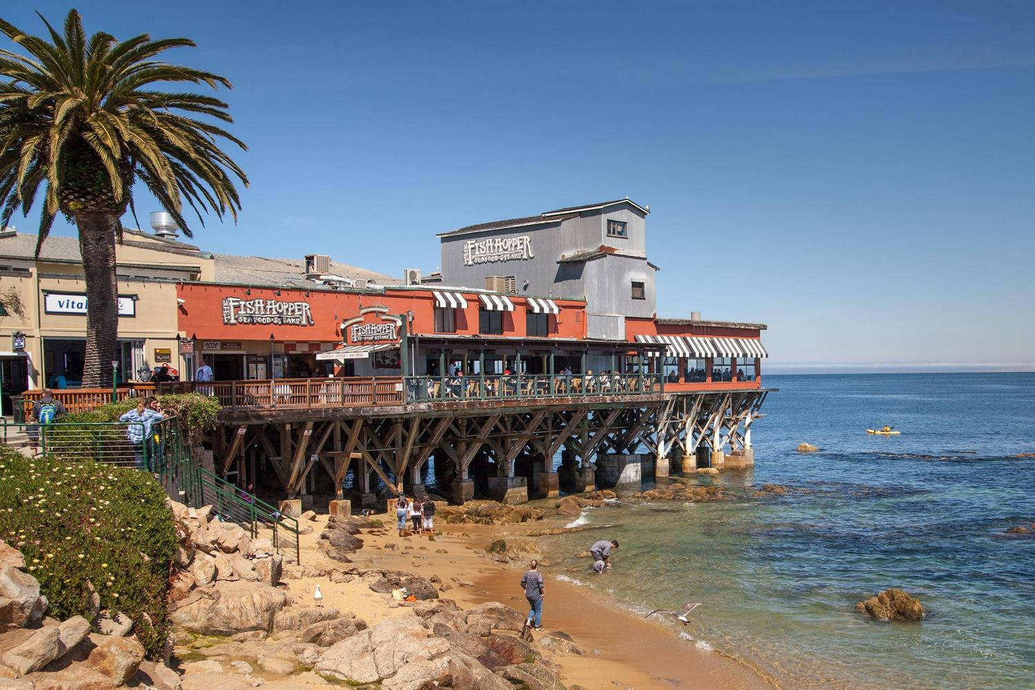 Fish Hopper Restaurant In Cannery Row Wallpaper