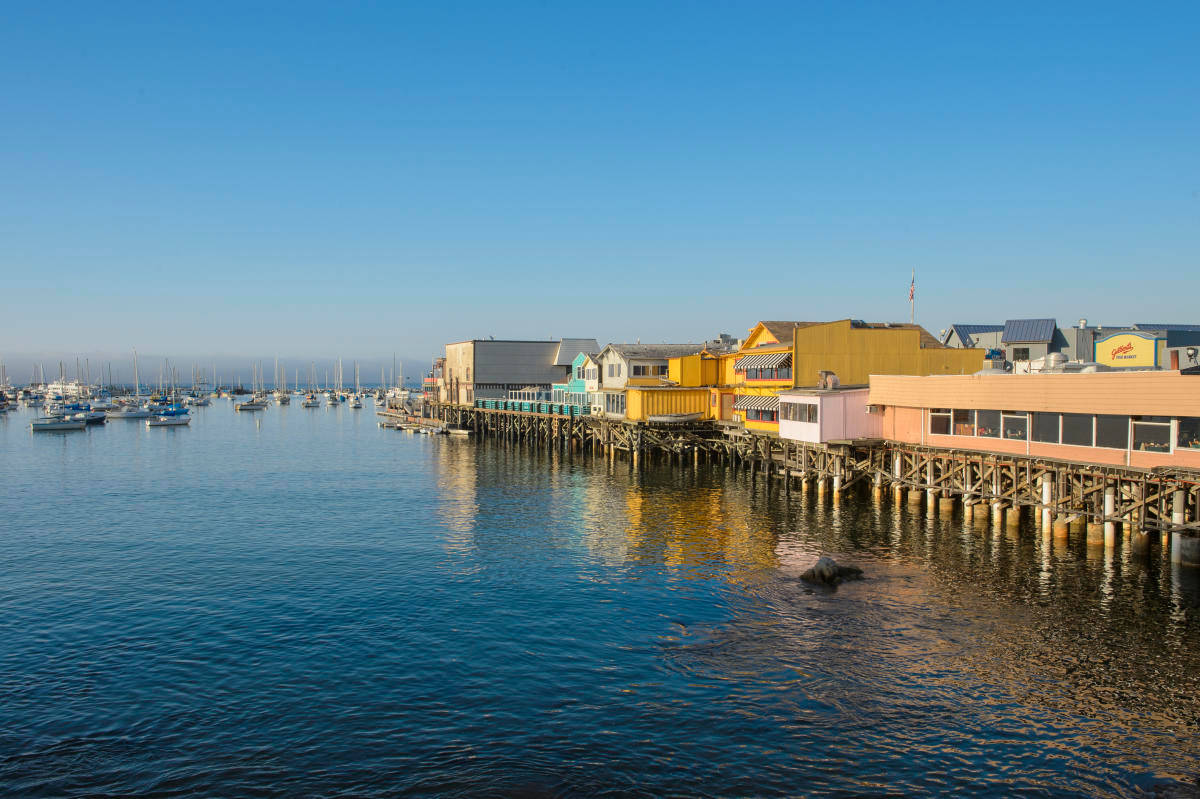 Fishermans Wharf Dock Houses Wallpaper