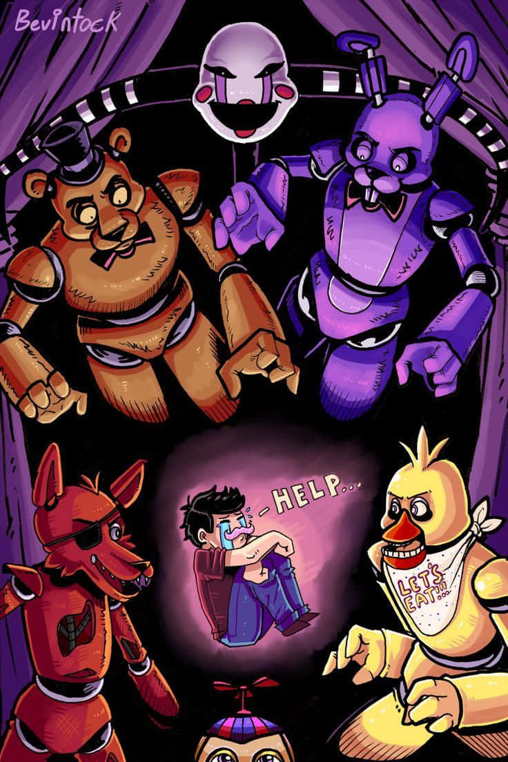 Five Nights At Freddys 4 Fanart Wallpaper