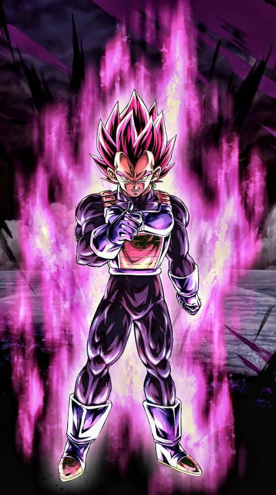 Flaming Vegeta Ultra Ego Wallpaper