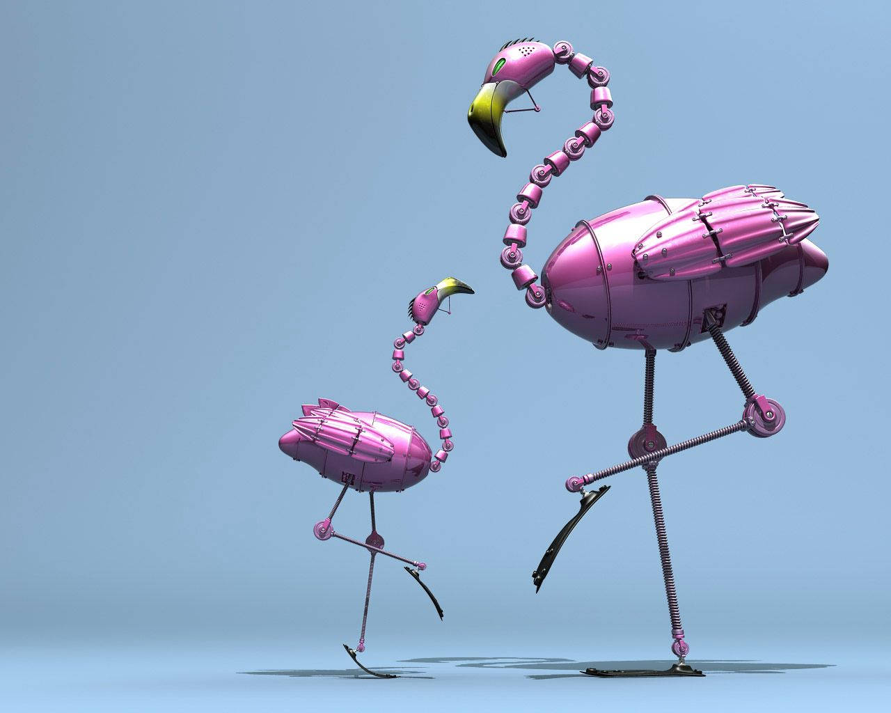 Flamingo Robot - The Perfect Combination Of Technology And Design Wallpaper