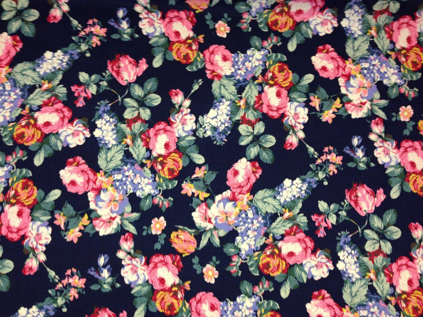 Floral Beauty In Dark Tones Wallpaper