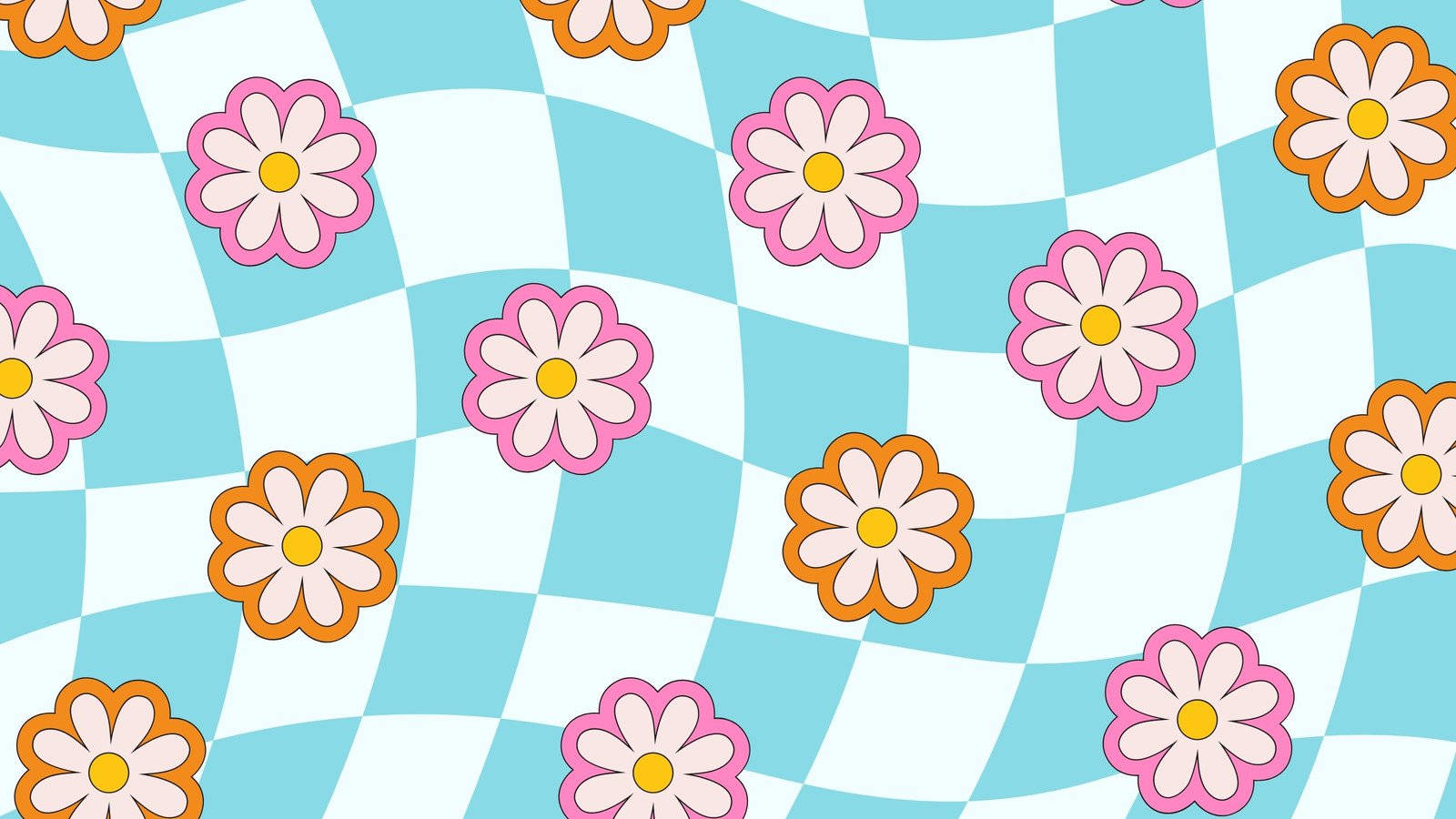 Floral Hippie Aesthetic Laptop Wallpaper