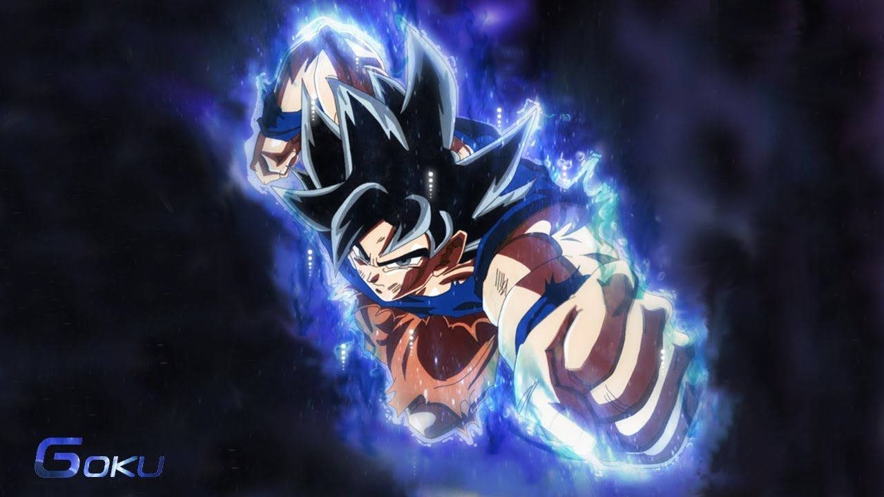 Flying Goku Ultra Instinct Wallpaper