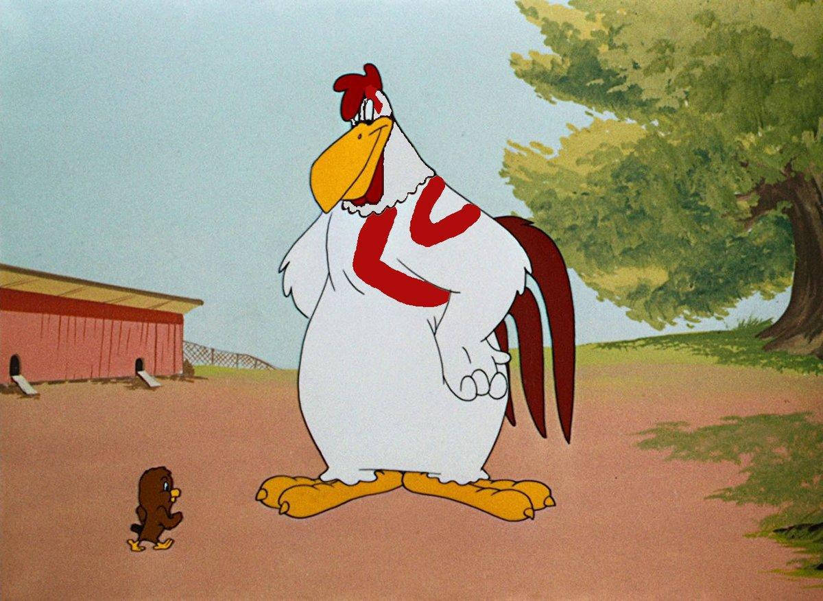 Foghorn Leghorn With His Best Pal Wallpaper