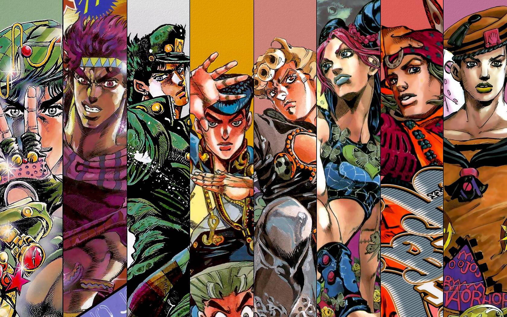 Follow The Exploits Of Jojo And The Joestar Family In Jojo Bizarre Adventure! Wallpaper