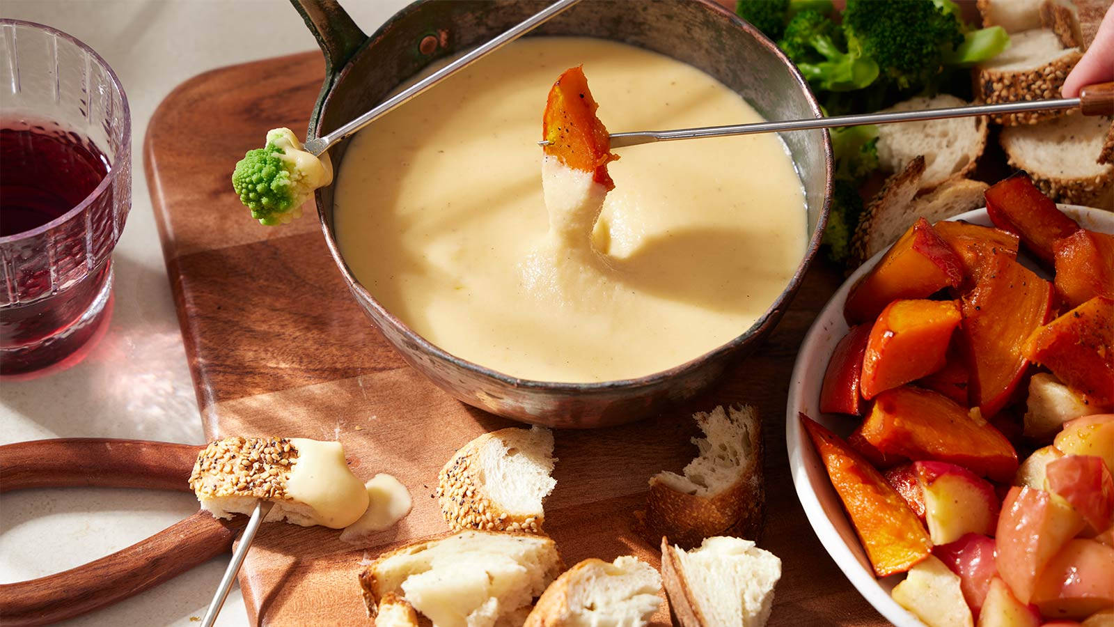 Fondue And Sweet Potato Wallpaper