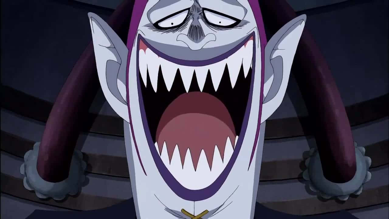 Formidable Gecko Moria - One Piece Villain Wallpaper