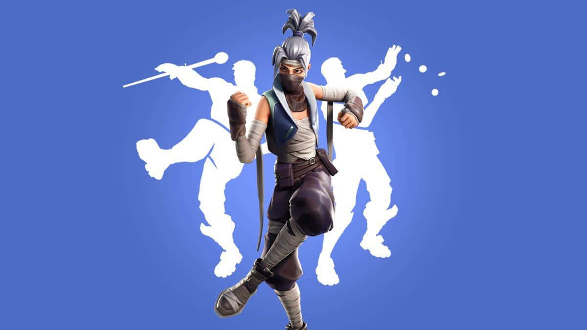 Fortnite Kuno Raising Leg Wallpaper