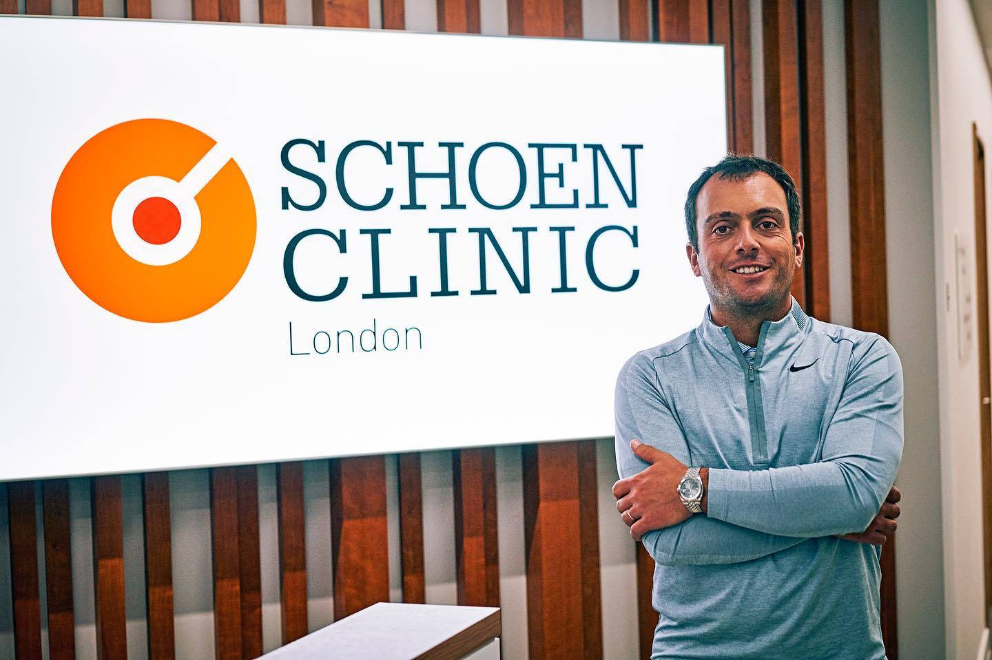 Francesco Molinari Schoen Clinic London Wallpaper