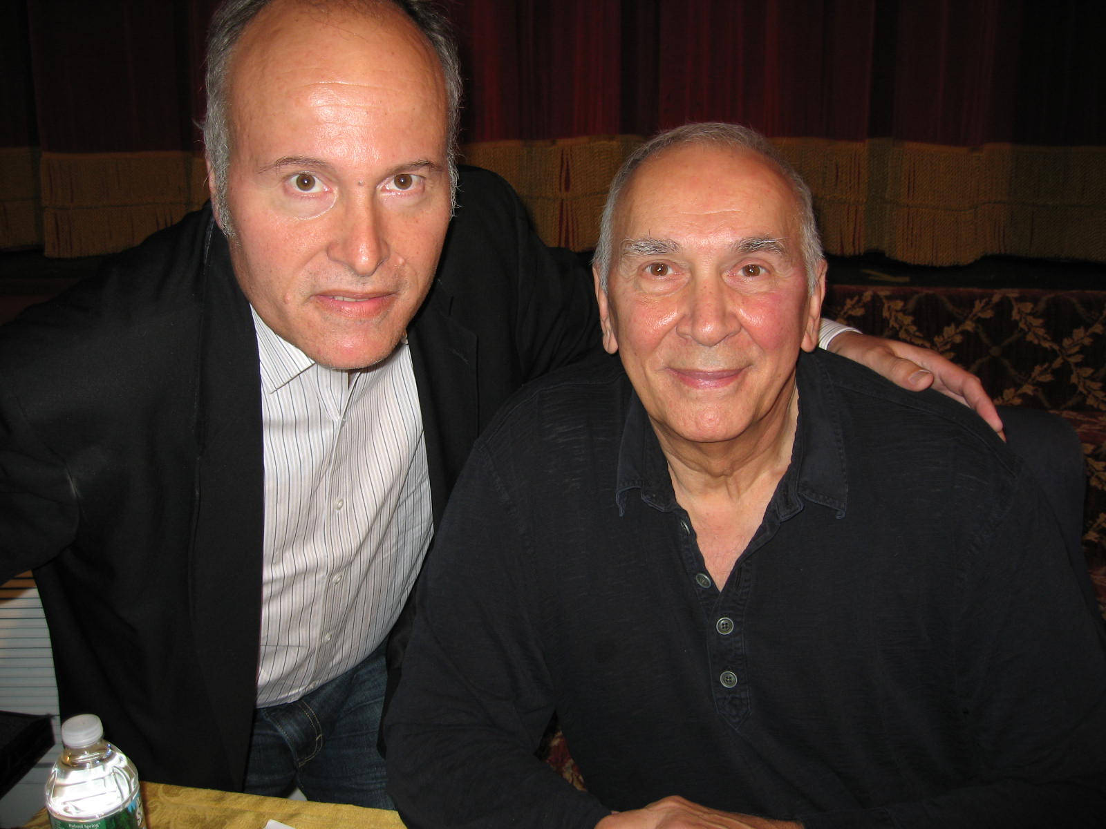 Frank Langella With A Friend Wallpaper