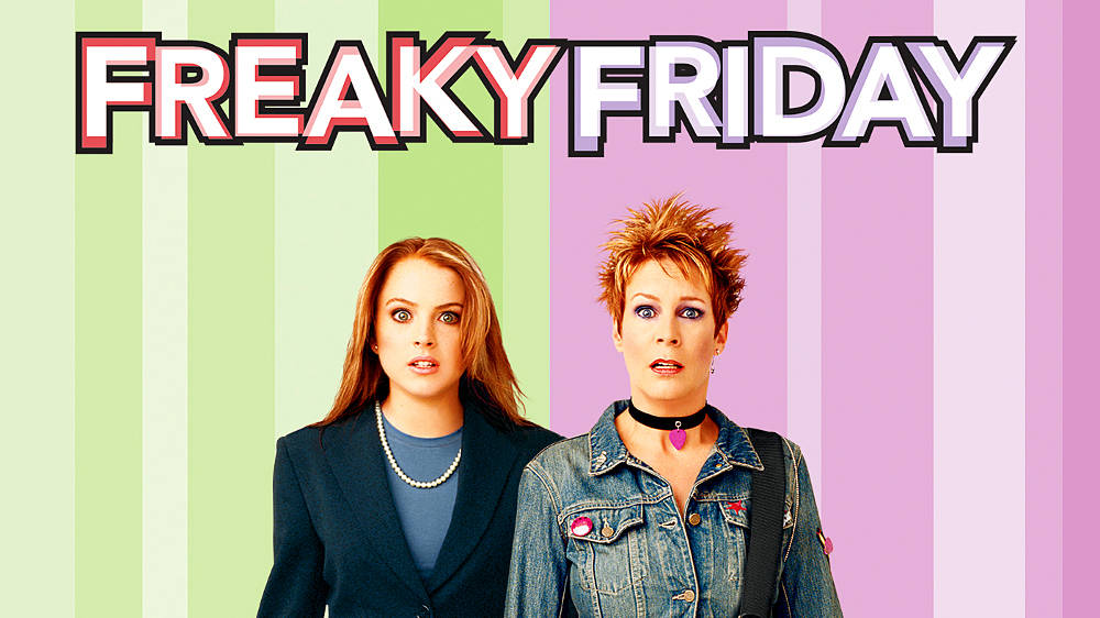 Freaky Friday Split Color Poster Wallpaper