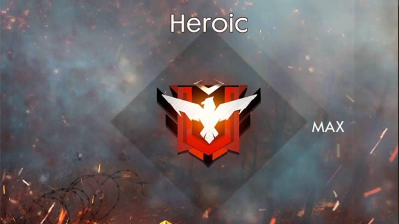 Free Fire Heroic Award Wallpaper