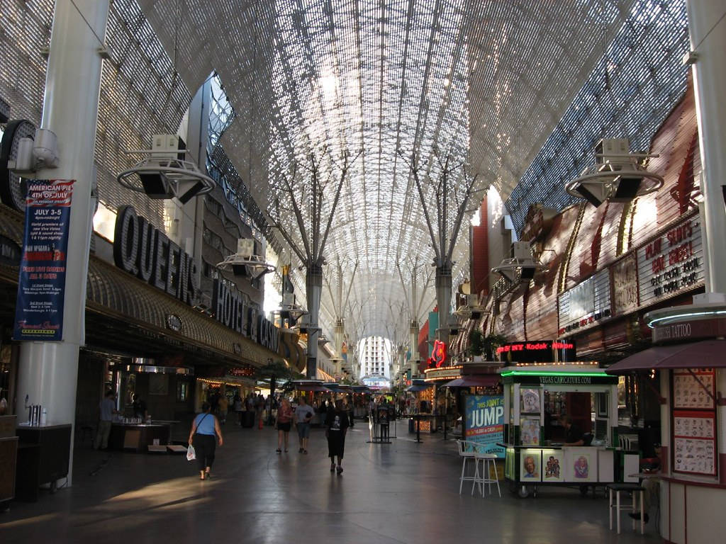 Fremont Street During Daytime Wallpaper