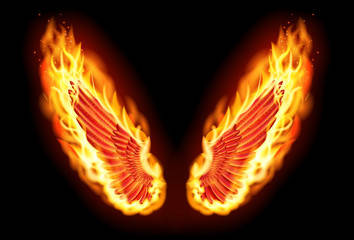 Fresh And Spicy Fire Wings Wallpaper