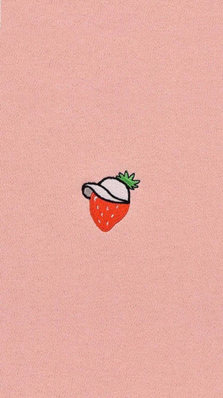 Fresh And Sweet Strawberries For A Delicious And Aesthetically Pleasing Snack. Wallpaper