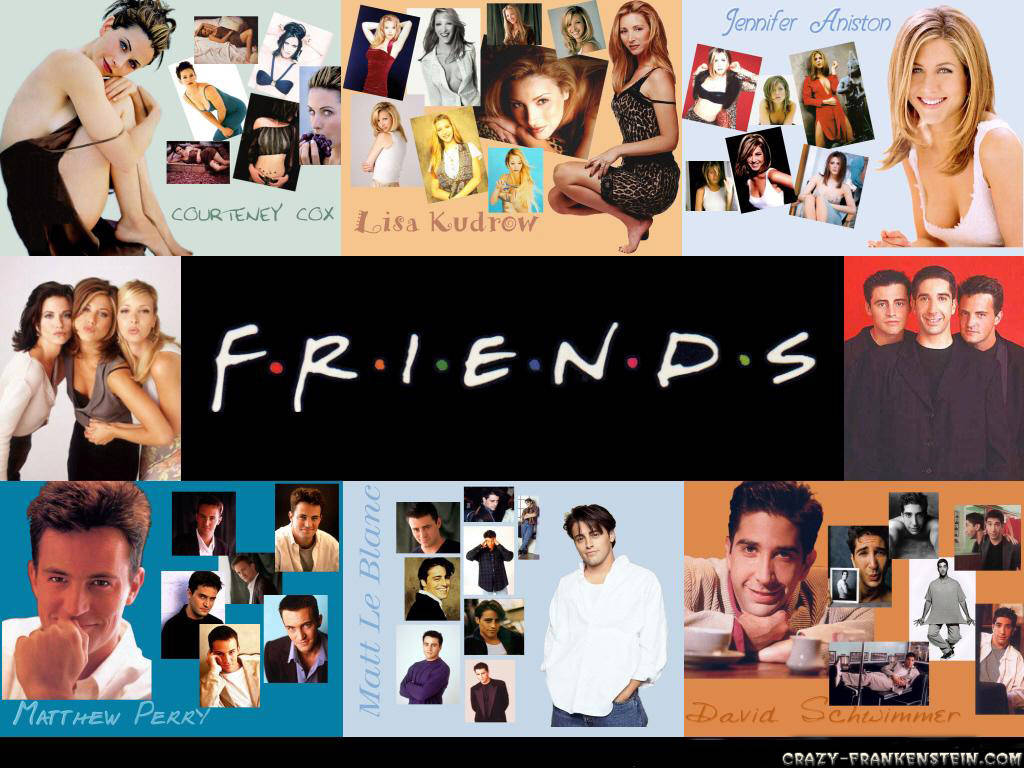 Friends Collage Art Wallpaper