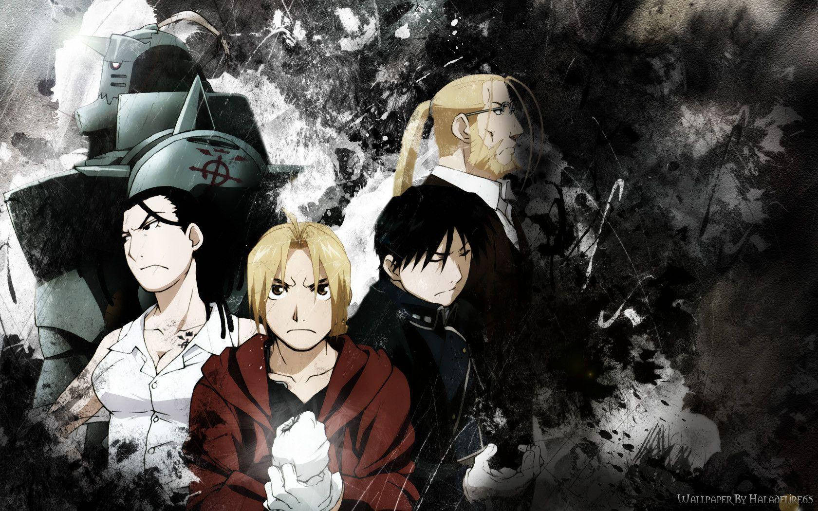 Fullmetal Alchemist Brotherhood Graphic Drawing Wallpaper