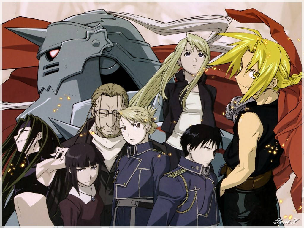 Fullmetal Alchemist Brotherhood Poster Art Wallpaper