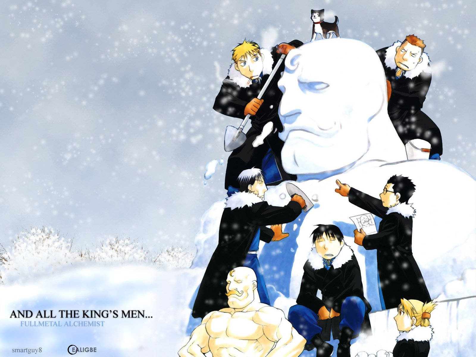 Fullmetal Alchemist Brotherhood Snowman Wallpaper