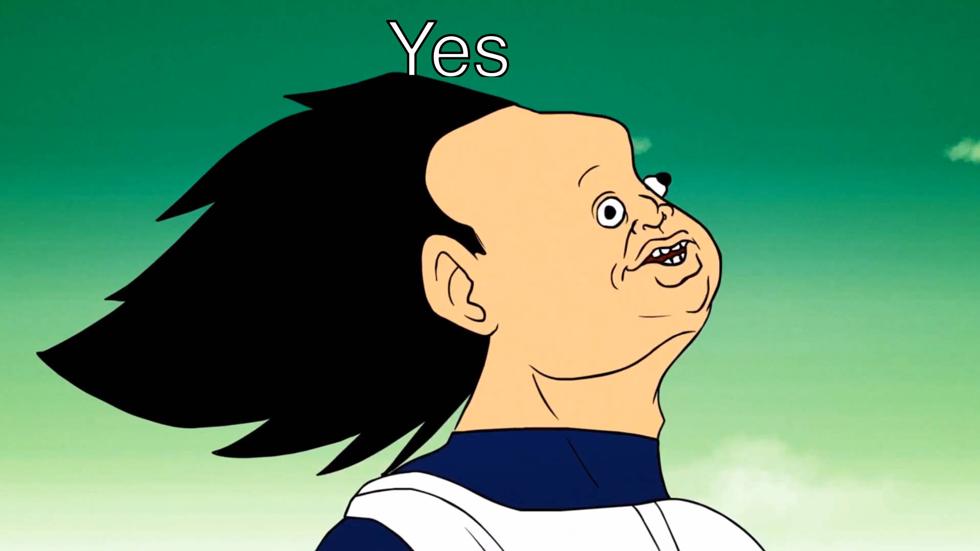 Funny Faces Yes Vegeta Wallpaper