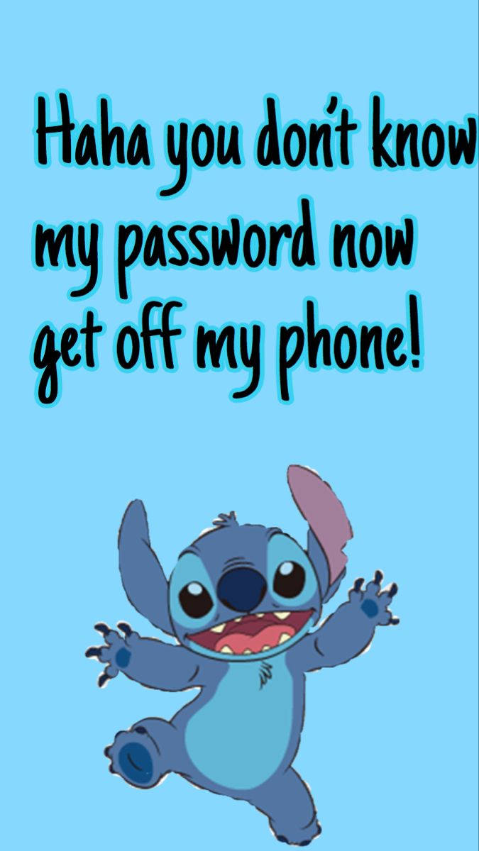 Funny Stitch Phone Wallpaper