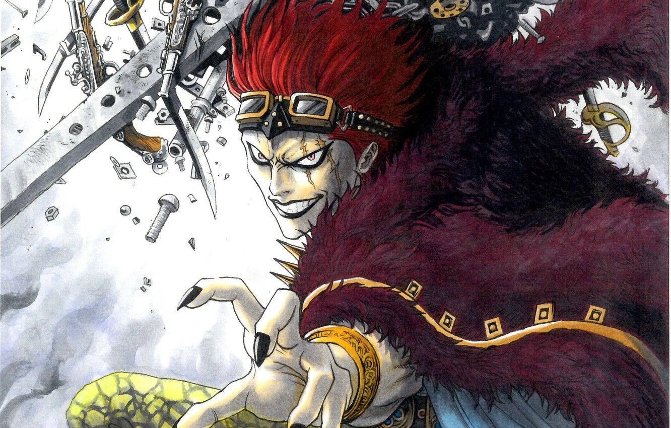 Furious Eustass Kid Artwork Wallpaper