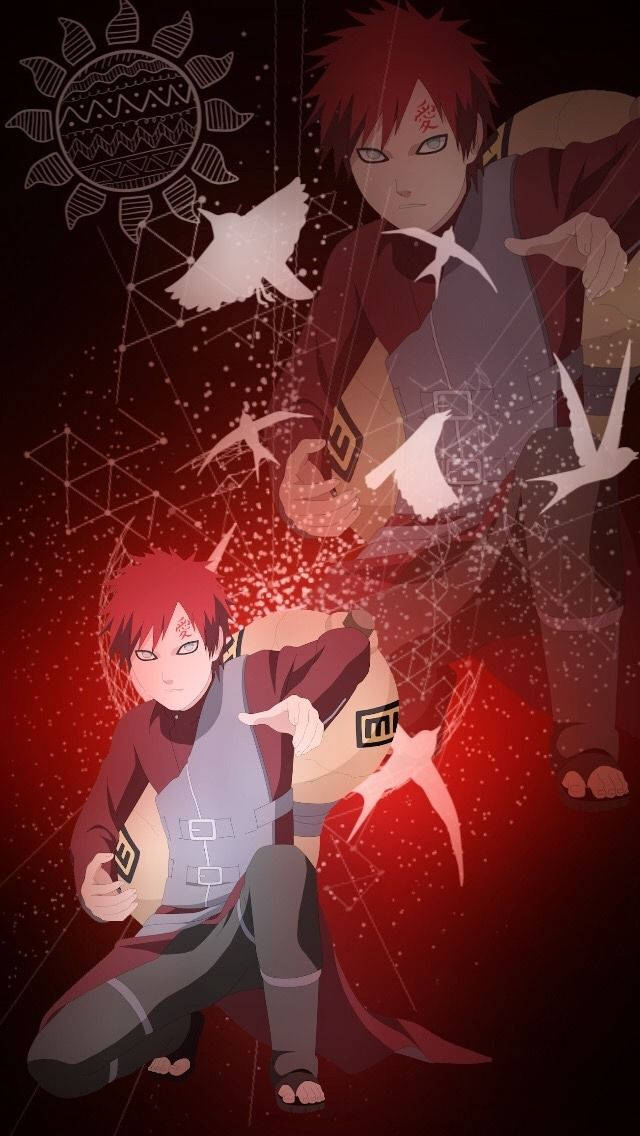 Gaara Iphone Birds Wallpaper