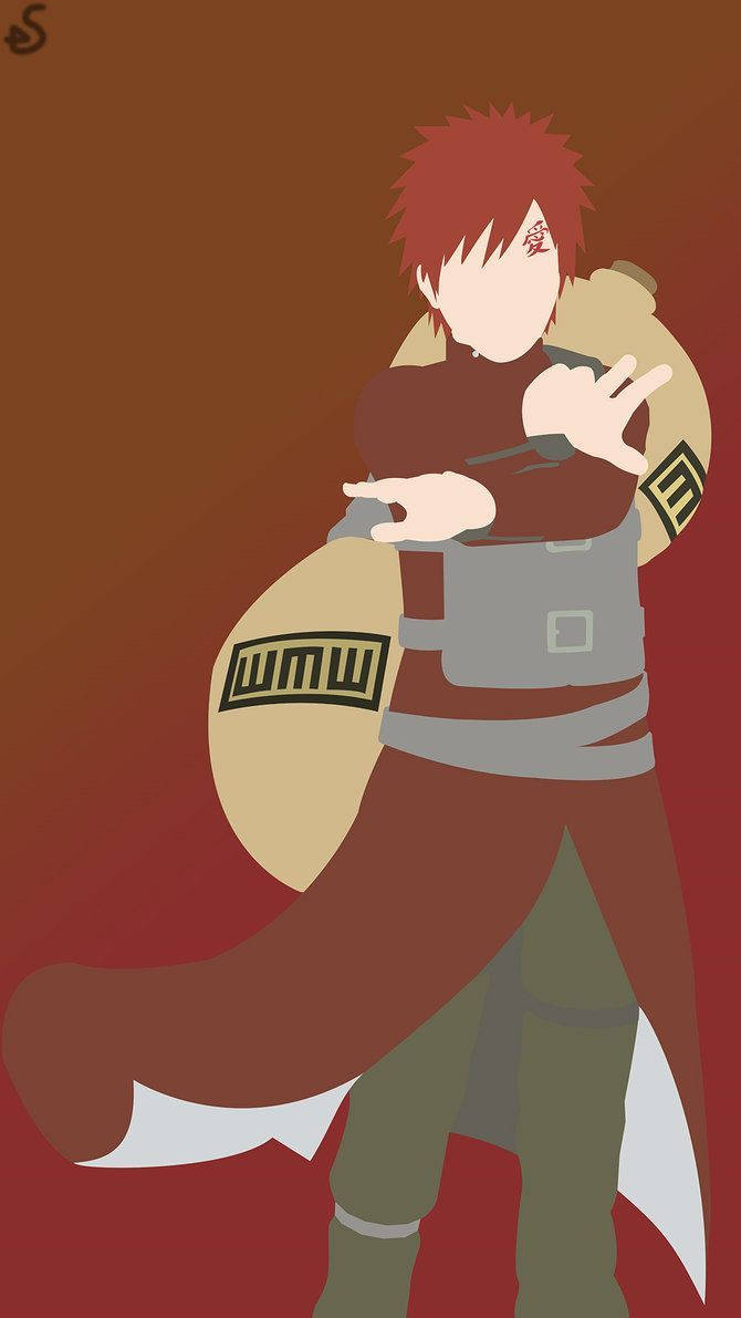 Gaara Iphone Fan Art Wallpaper