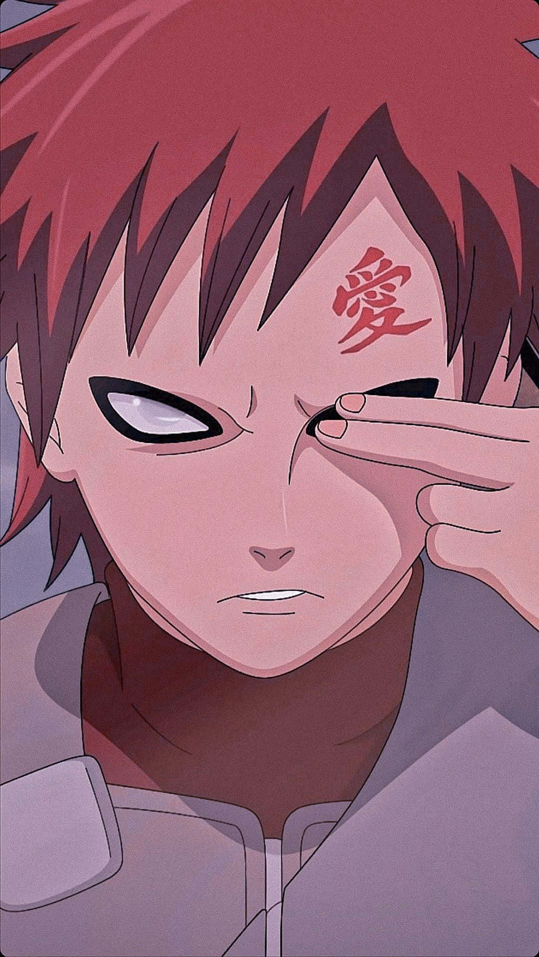 Gaara Of The Sand Showing Off The Power Of His Chakra. Wallpaper