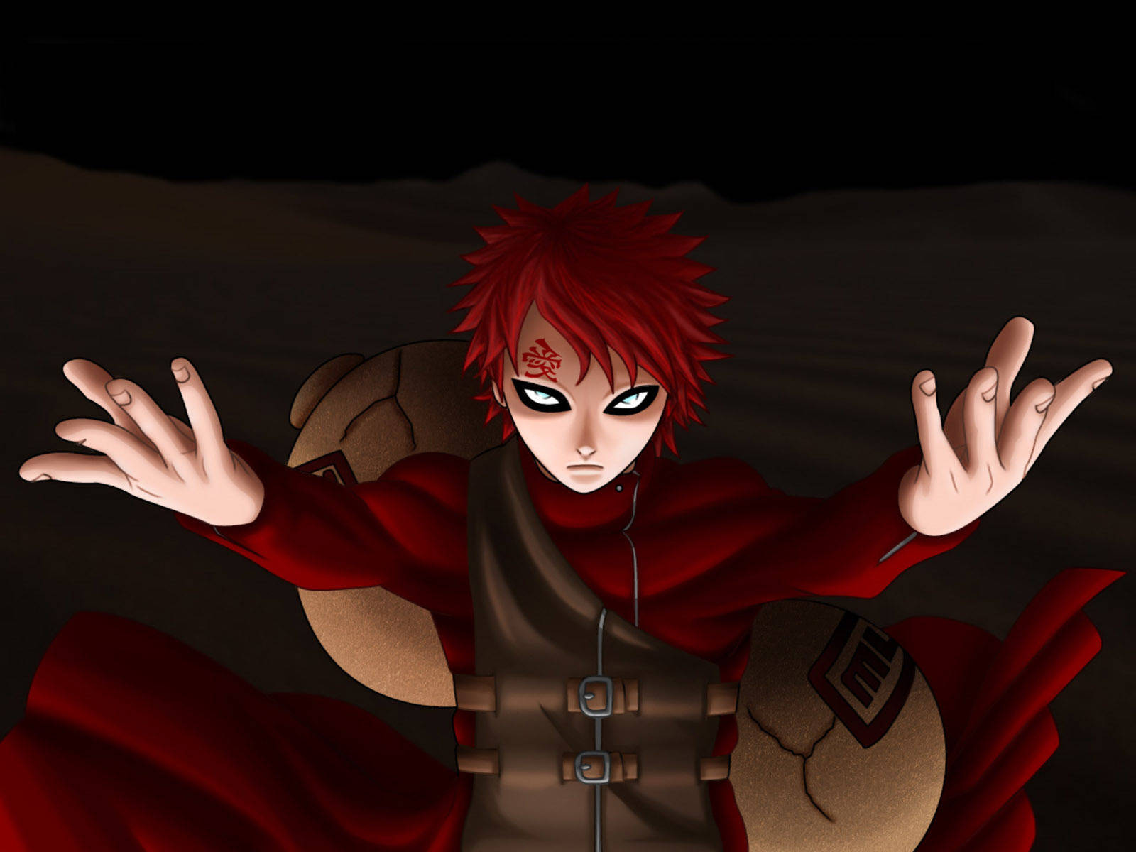 Gaara Powerful Gaze Wallpaper