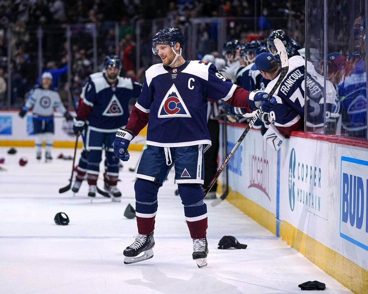 Gabriel Landeskog, The Incredible Captain Of The Avalanche Team Wallpaper