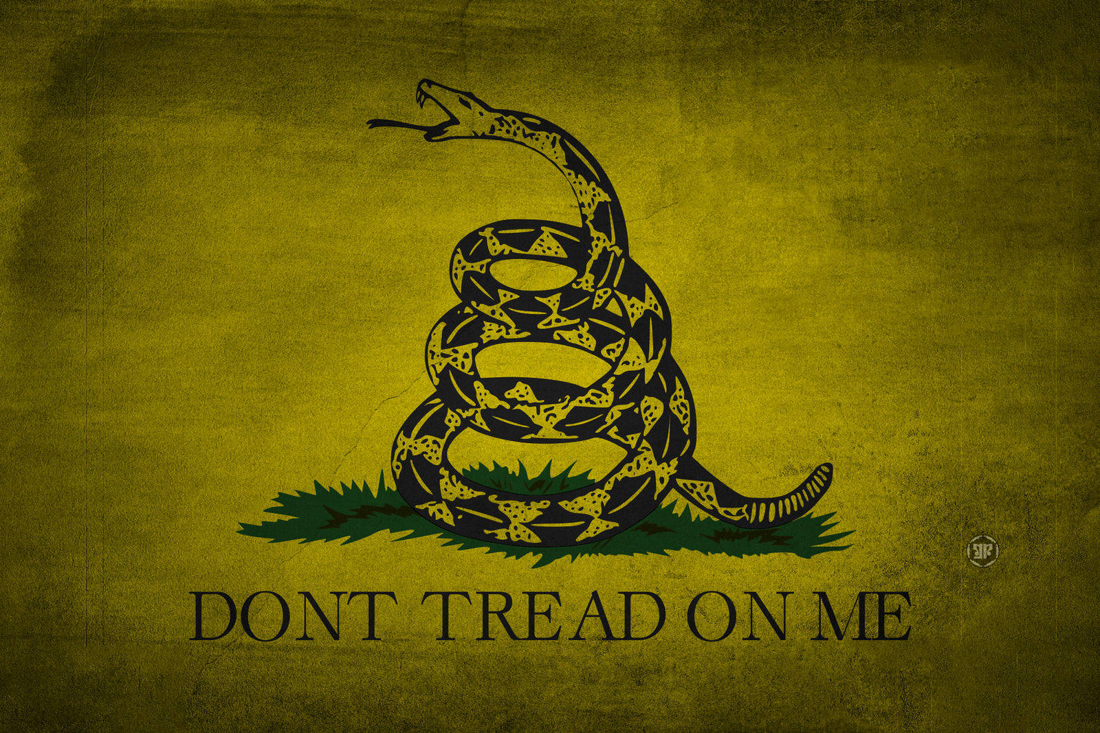 Gadsden Flag Old Logo Snake Wallpaper