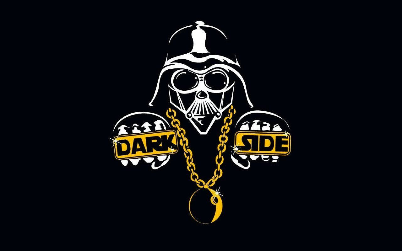 Gangster Darth Funny Meme Wallpaper