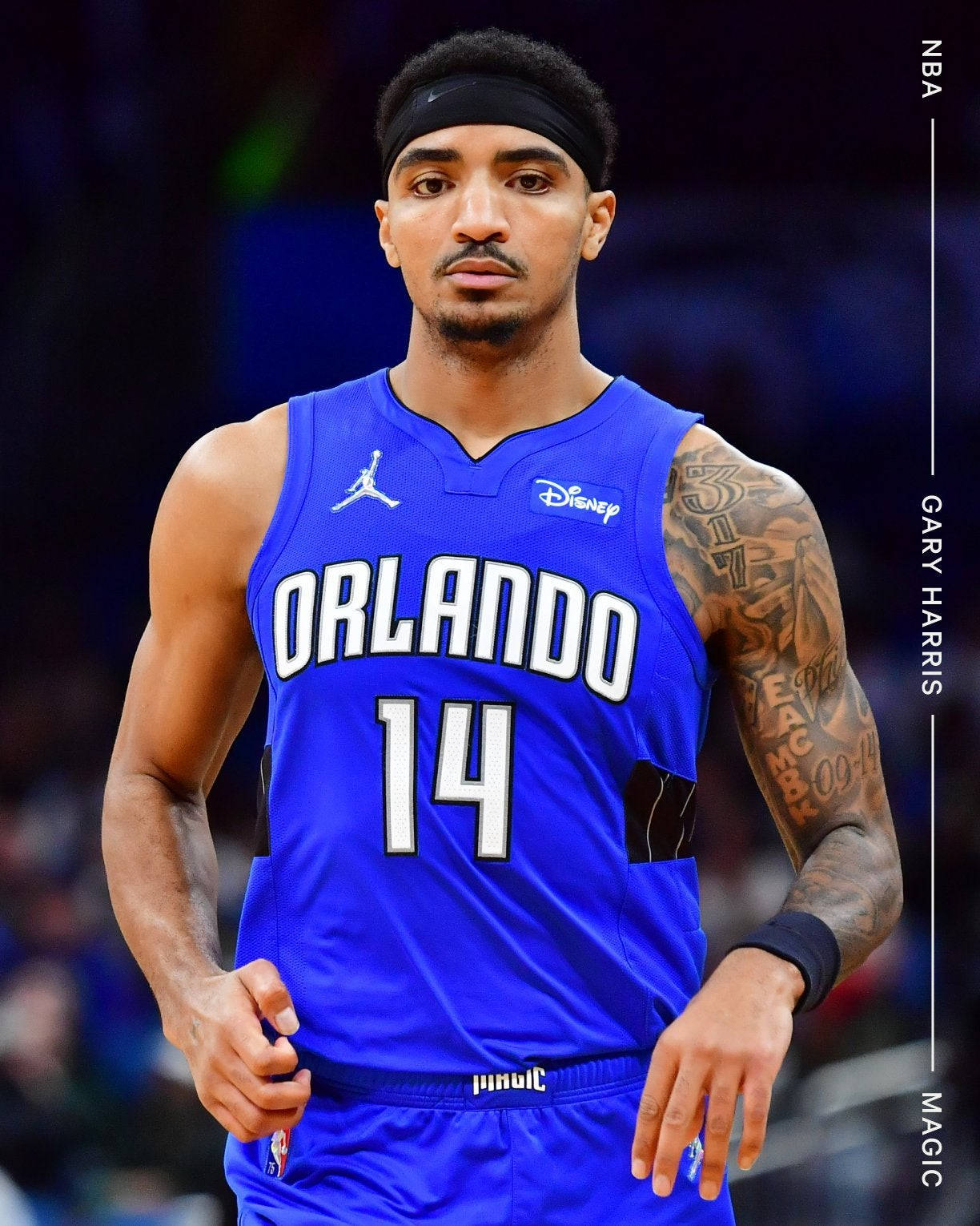 Gary Harris Orlando Magic Jersey Wallpaper