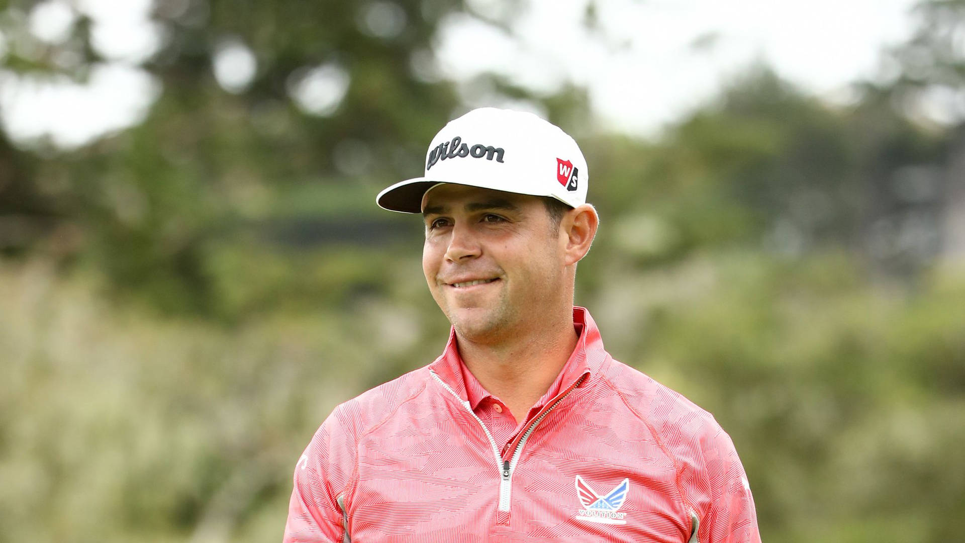 Gary Woodland Smiling Close-up Photo Wallpaper